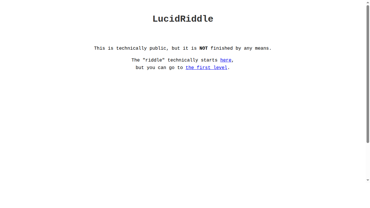 lucidriddle screenshot