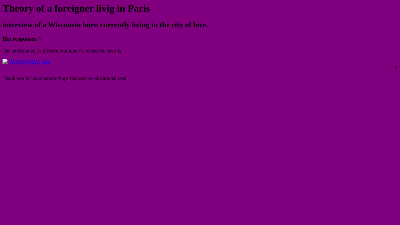 theoryofaforeignerlivinginparis screenshot