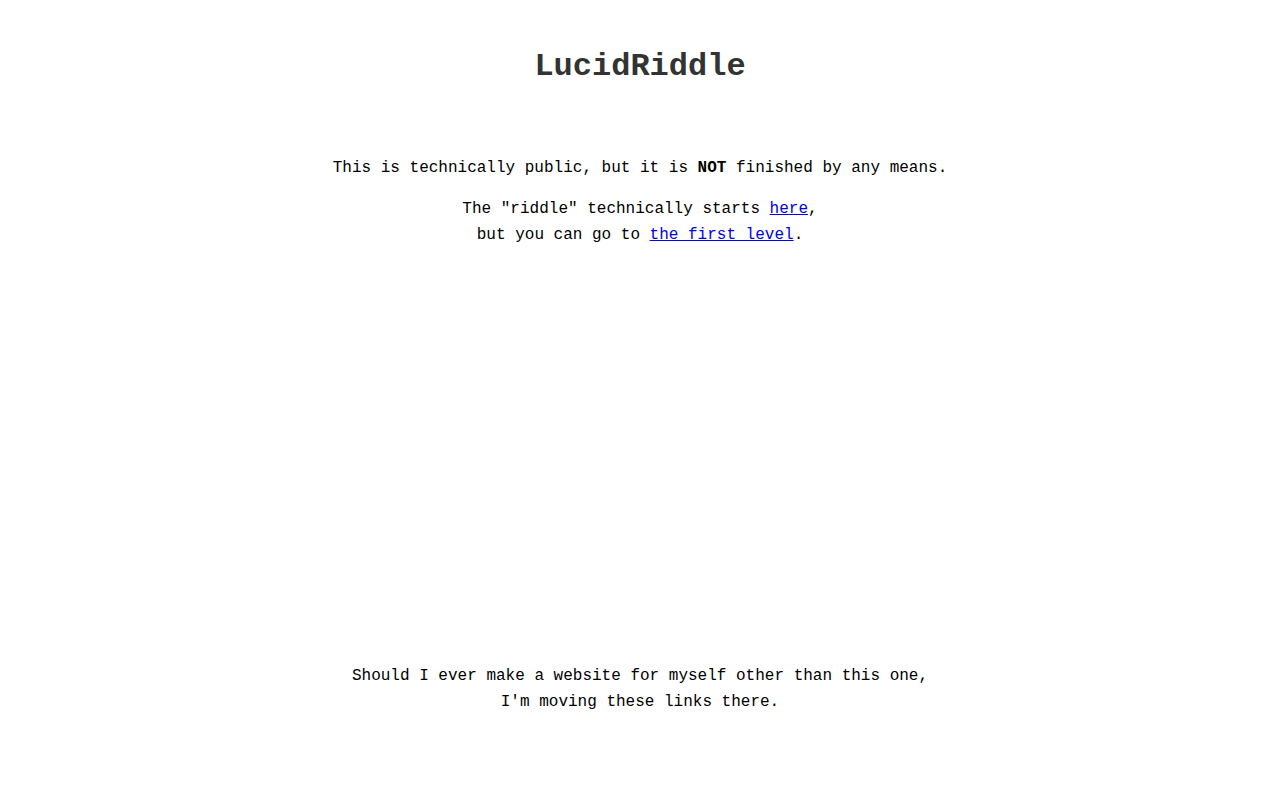 lucidriddle screenshot