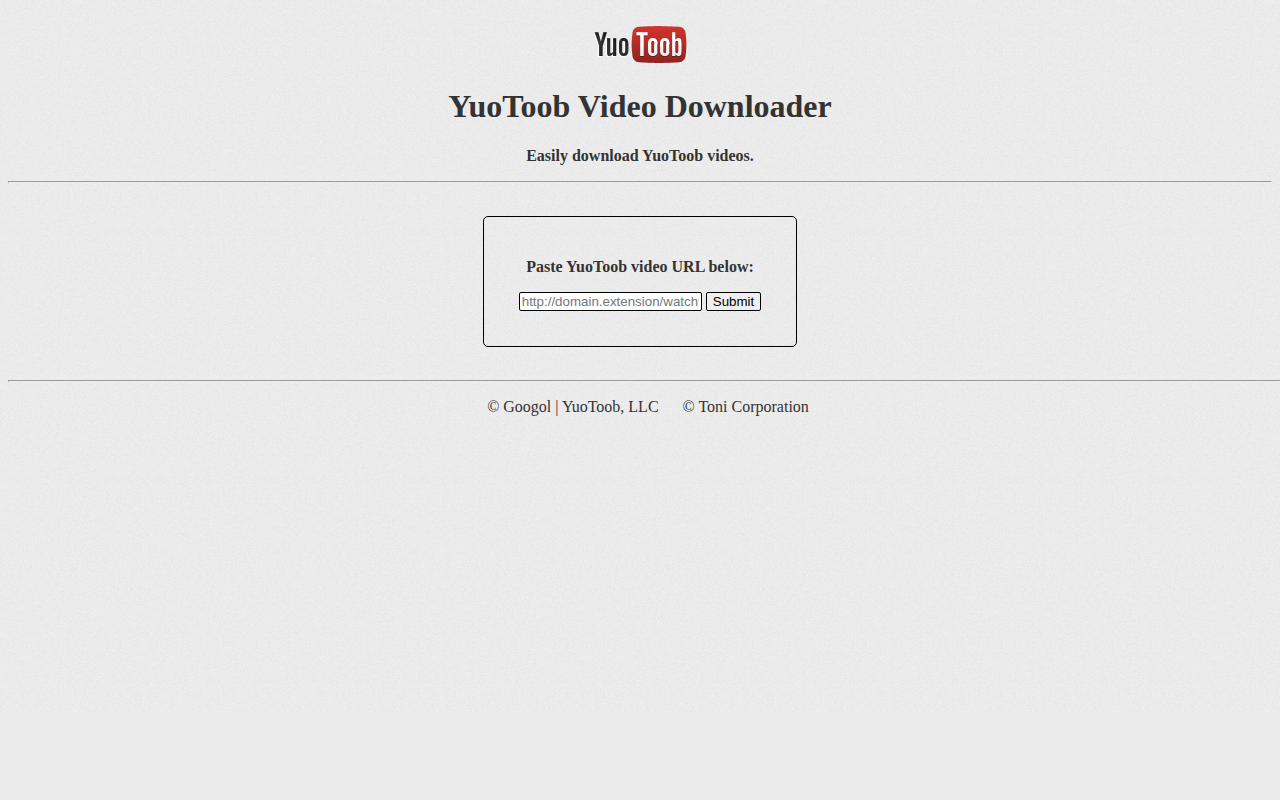 yuotoob screenshot