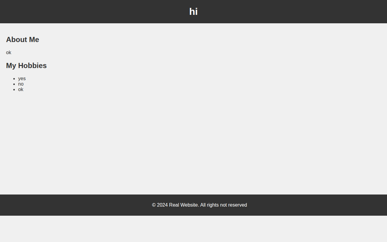 Default screenshot