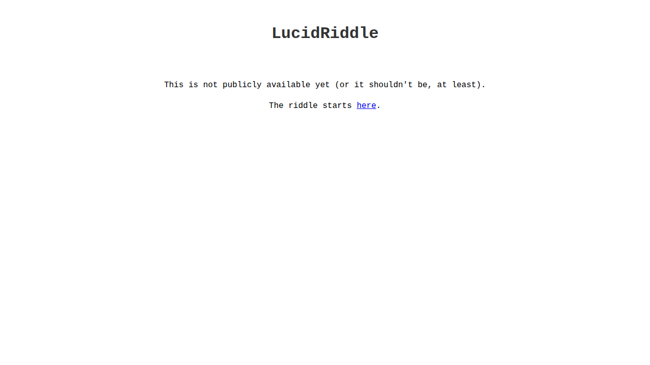 lucidriddle screenshot