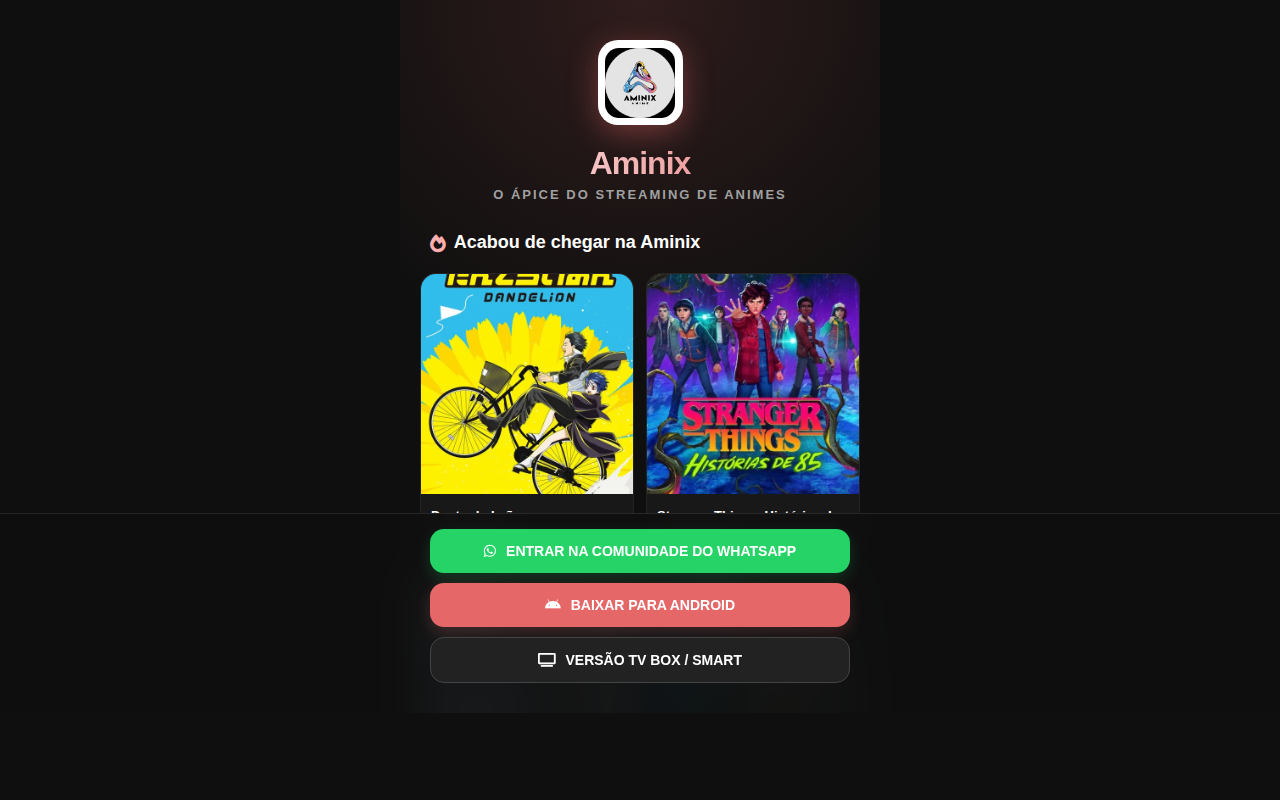 Aminix screenshot