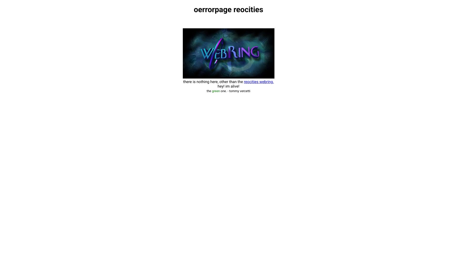 oerrorpage
