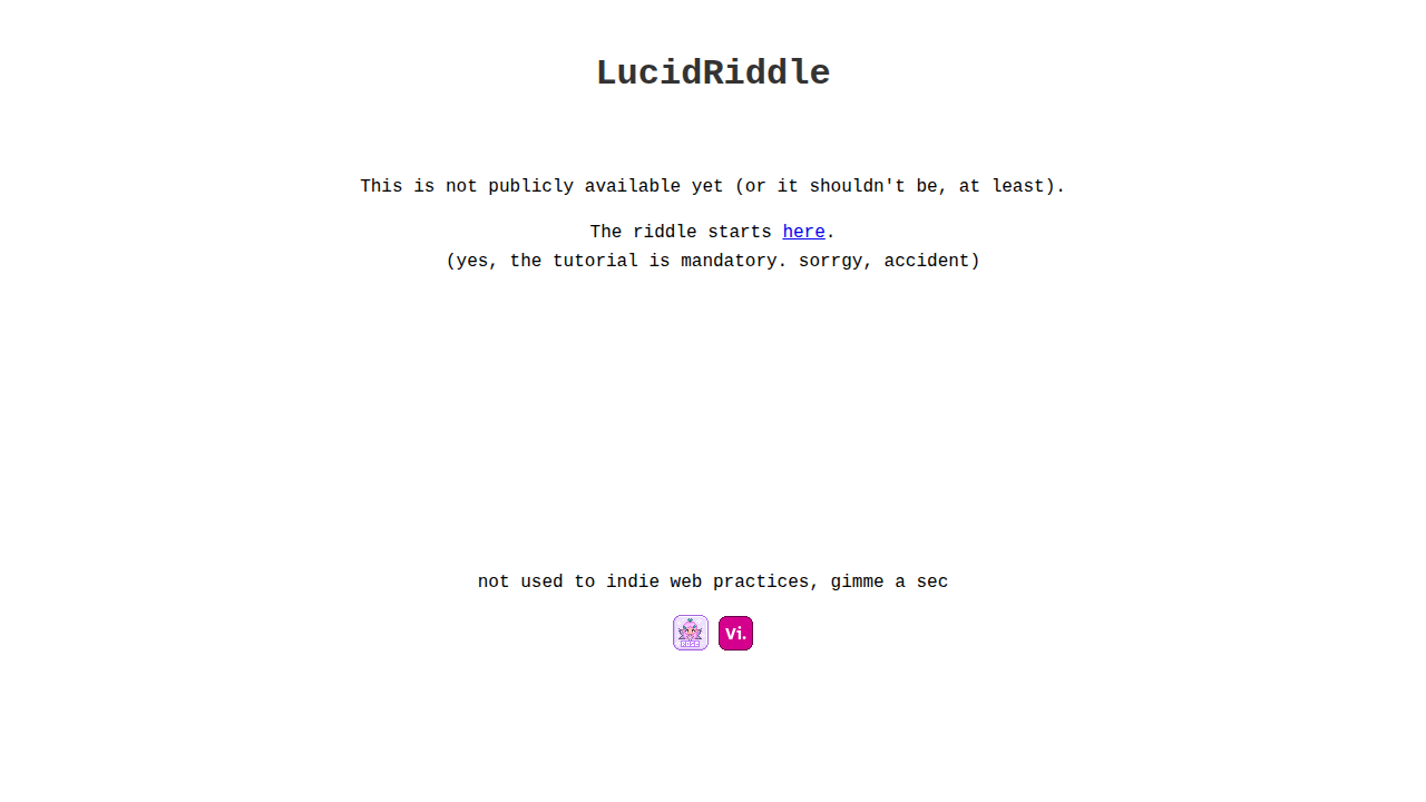 lucidriddle screenshot